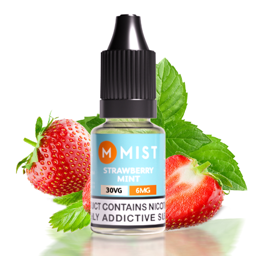 Strawberry Mint E Liquid 10ml — 70PG/30VG (Standard) / LOW 6mg