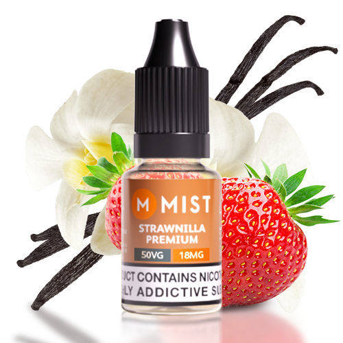 Strawnilla Premium E Liquid 10ml