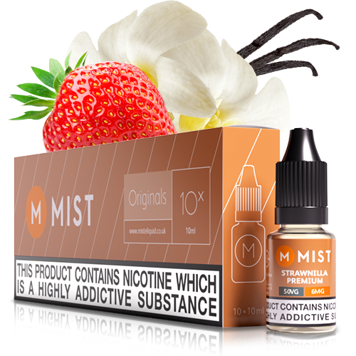 Strawnilla Premium E Liquid (10x10ml)