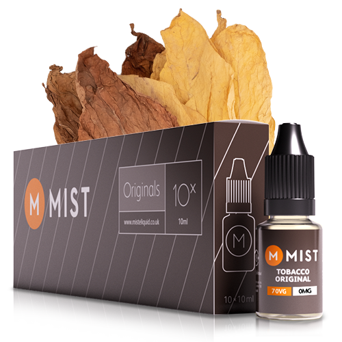 Tobacco Original E Liquid (10x10ml) — 30PG/70VG (Extra Vapour) / NONE 0mg
