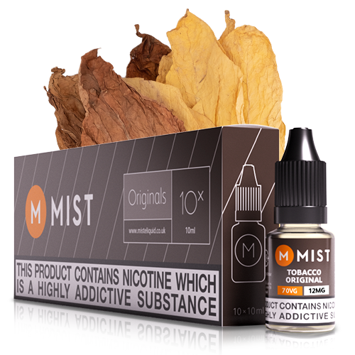 Tobacco Original E Liquid 100ml | MIST Originals | MIST UK Tobacco Original E Liquid 100ml | MIST Originals | MIST UK