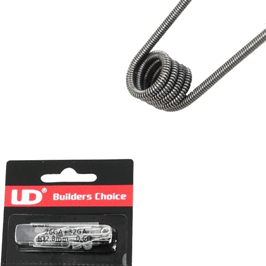 UD Pre-Built Clapton Coils x10 (0.6ohm)