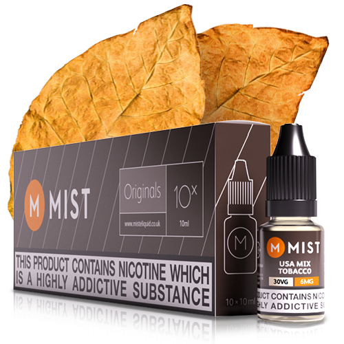 USA Mix Tobacco E Liquid (10x10ml)