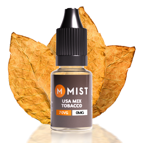 USA Mix Tobacco E Liquid 10ml — 30PG/70VG (Extra Vapour) / NONE 0mg