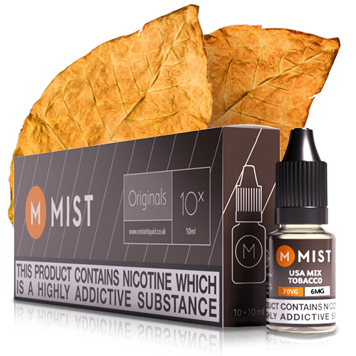 USA Mix Tobacco E Liquid (10x10ml)