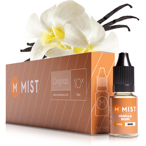 Vanilla Bean E Liquid (10x10ml) — 30PG/70VG (Extra Vapour) / NONE 0mg