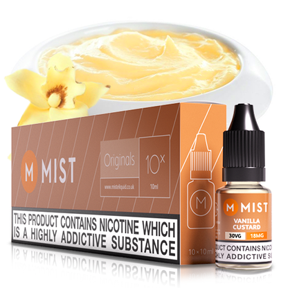 Vanilla Custard E Liquid (10x10ml)
