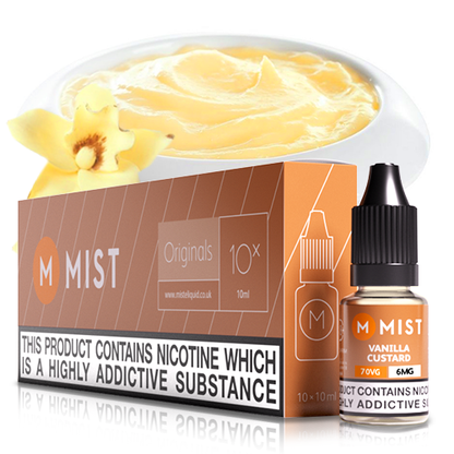 Vanilla Custard E Liquid (10x10ml)