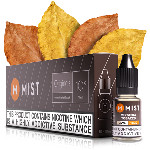 Virginia Tobacco E Liquid (10x10ml)