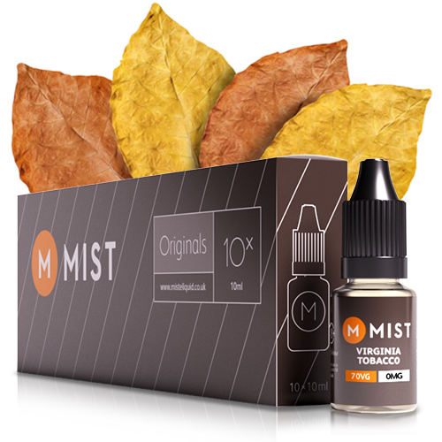 Virginia Tobacco E Liquid (10x10ml) — 30PG/70VG (Extra Vapour) / NONE 0mg
