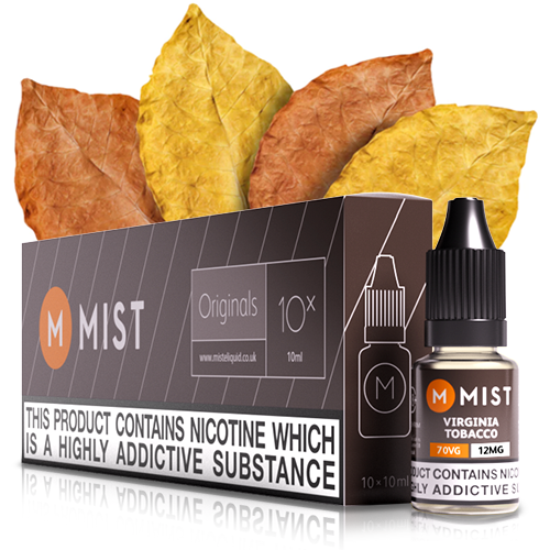 Virginia Tobacco E Liquid 10x10ml | Authentic UK Made Vape Juice Virginia Tobacco E Liquid 10x10ml | Authentic UK Made Vape Juice