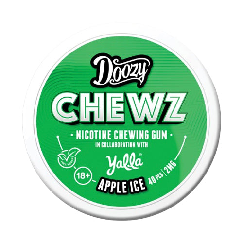 Doozy Chewz Apple Ice Nicotine Chewing Gum