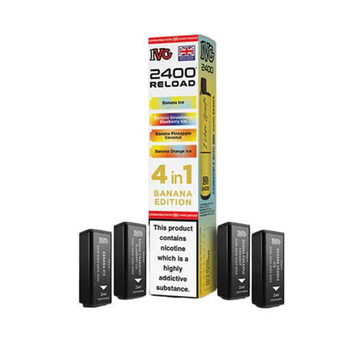 IVG 2400 Reload Multi Flavour Edition Prefilled Pods X4