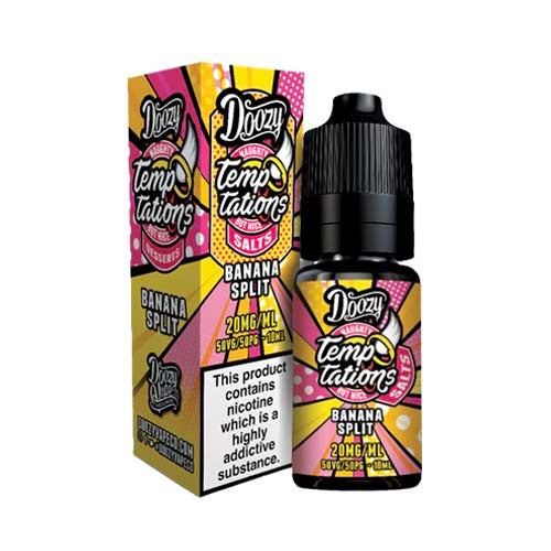Doozy Temptations Banana Split Nic Salt