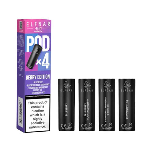 Elf Bar 4-in-1 Prefilled Replacement Pods X4