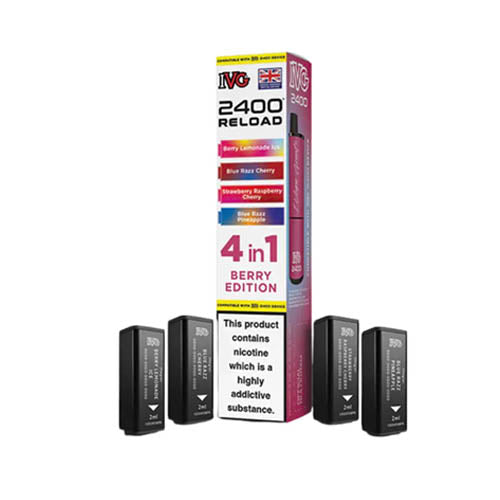 IVG 2400 Reload Multi Flavour Edition Prefilled Pods X4