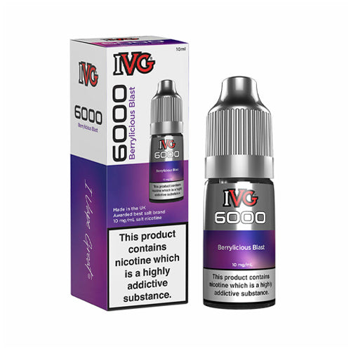 IVG 6000 Berrylicious Blast Nic Salt