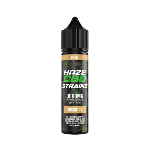 Haze CBD Strains - Biscotti - 50ml 3000mg
