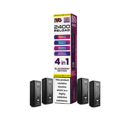 IVG 2400 Reload Multi Flavour Edition Prefilled Pods X4