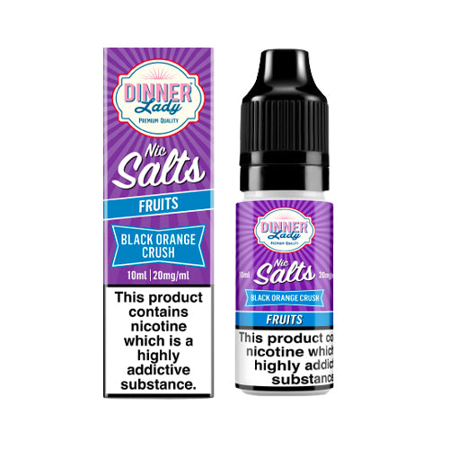 Dinner Lady Black Orange Crush Nic Salt