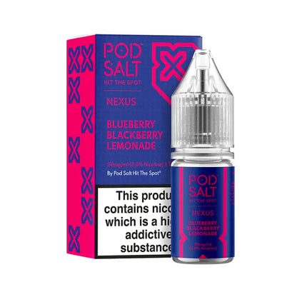 Pod Salt Nexus Blueberry Blackberry Lemonade Nic Salt