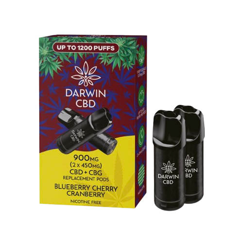 Darwin CBD 900mg Prefilled Pods X2