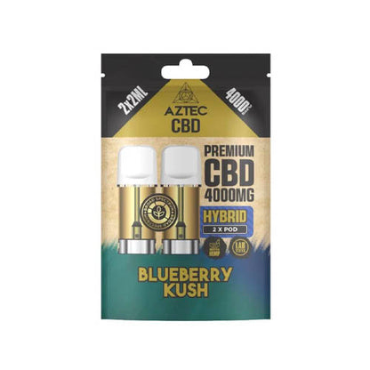 Aztec CBD 4000mg Prefilled Pods X2