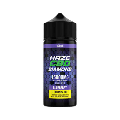 Haze CBD Diamond - Blueberry Lemon Sour - 100ml 15000mg