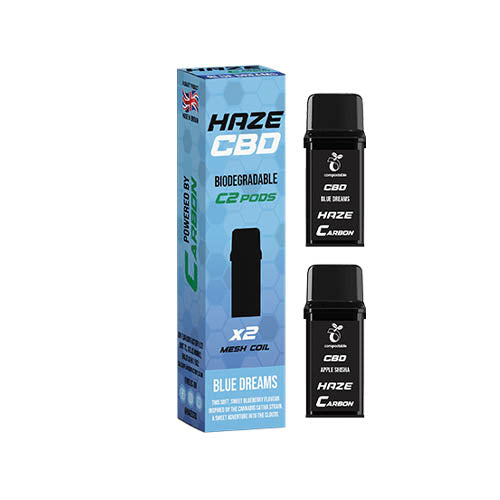 Haze CBD C2 500mg Prefilled Pods X2