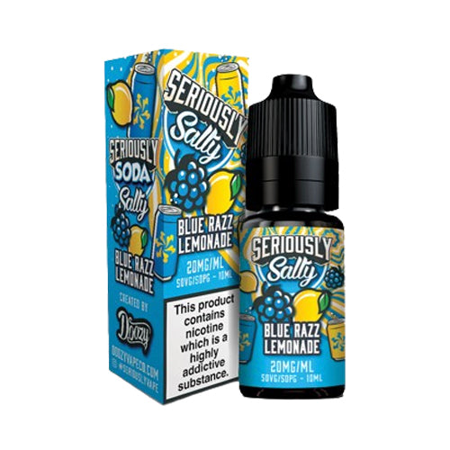 Seriously Salty Soda Blue Razz Lemonade Nic Salt