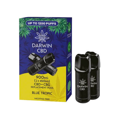 Darwin CBD 900mg Prefilled Pods X2