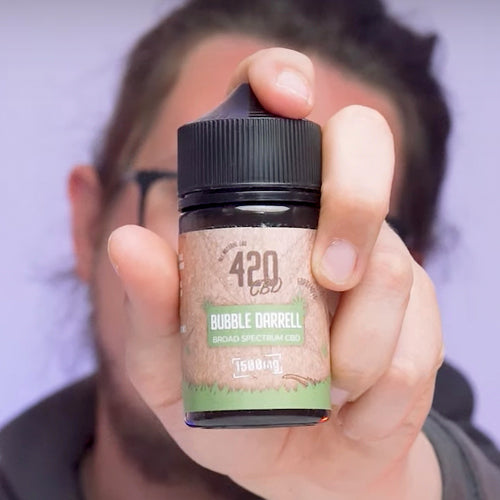 420 E-liquids CBD Vape 1500mg Bubble Darrell 50ml | THC-Free 420 E-liquids CBD Vape 1500mg Bubble Darrell 50ml | THC-Free