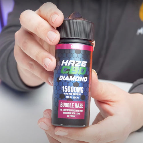 Haze CBD Diamond 15000mg Bubble Haze E-Liquid 100ml