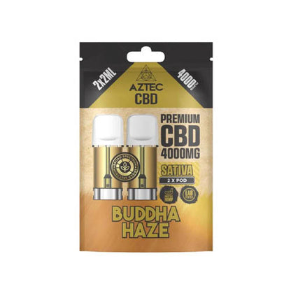 Aztec CBD 4000mg Prefilled Pods X2