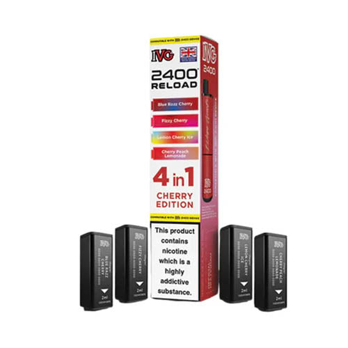 IVG 2400 Reload Multi Flavour Edition Prefilled Pods X4 — Cherry Edition