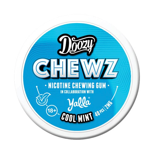 Doozy Chewz Cool Mint Nicotine Chewing Gum