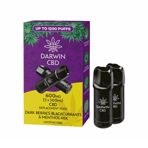 Darwin CBD 600mg Prefilled Pods X2