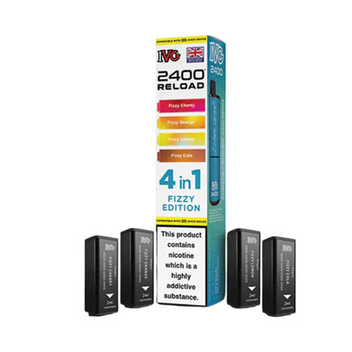IVG 2400 Reload Multi Flavour Edition Prefilled Pods X4