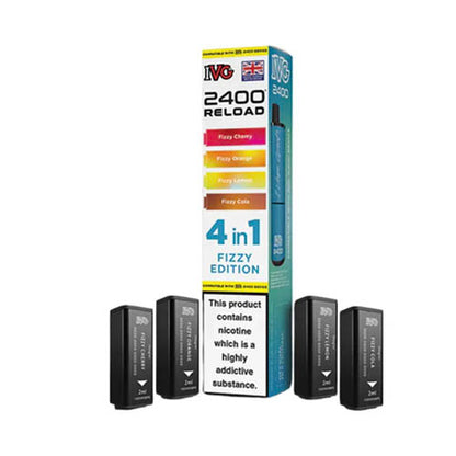 IVG 2400 Reload Multi Flavour Edition Prefilled Pods X4