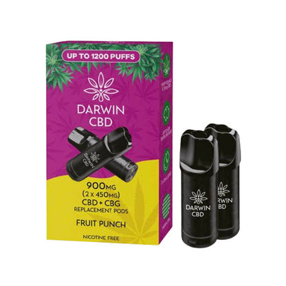 Darwin CBD 900mg Prefilled Pods X2