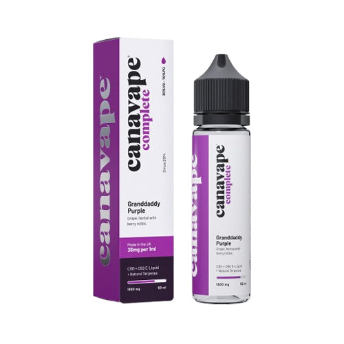 CBD E-Liquid 1800mg Granddaddy Purple 50ml | Canavape
