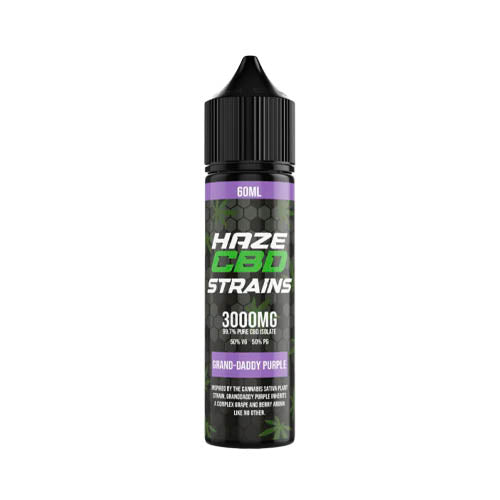 Haze CBD Strains - Grand Daddy Purple - 50ml 3000mg