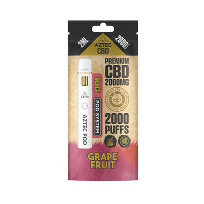 Aztec CBD 2000mg Starter Prefilled Pod Kit
