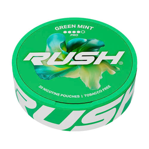 RUSH Pro Green Mint Nicotine Pouches
