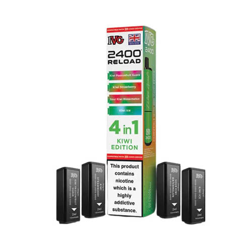 IVG 2400 Reload Multi Flavour Edition Prefilled Pods X4 — Kiwi Edition