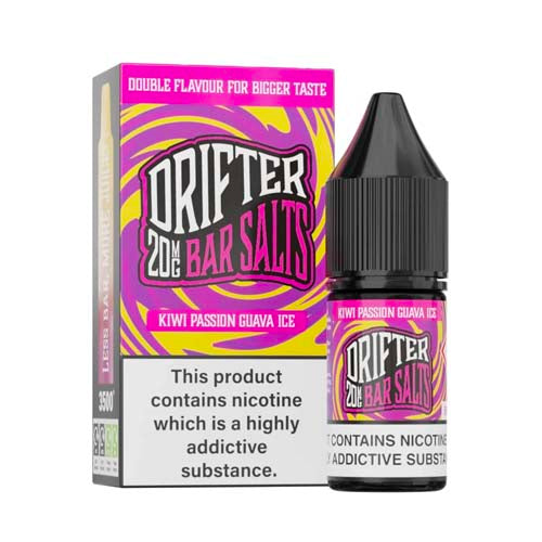 Drifter Bar Salts Kiwi Passion Guava Ice Nic Salt