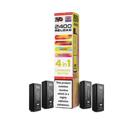 IVG 2400 Reload Multi Flavour Edition Prefilled Pods X4