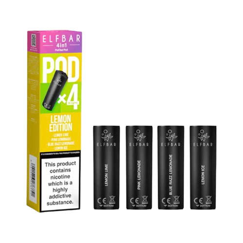 Elf Bar 4-in-1 Prefilled Pods x4 | 20mg Nic Salt Elf Bar 4-in-1 Prefilled Pods x4 | 20mg Nic Salt