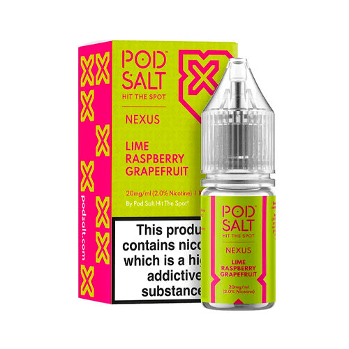 Pod Salt Nexus Lime Raspberry Grapefruit Nic Salt