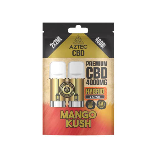 Aztec CBD 4000mg Prefilled Pods X2